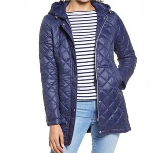 Sam Edelman Quilted Puffer Coat, Women’s Size XXL Navy Tilly